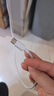 华为（HUAWEI）6A数据线充电线 USBType-C转USBType-C/线长1.8m/高品质线芯原装 白色CC800 实拍图