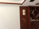 君鑫现代新中式壁灯客厅电视背景墙书房中国风卧室床头灯过道楼梯灯具 B6076古铜色壁灯+送LED光源 实拍图