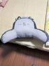 京严床头靠枕靠背床上趴睡枕靠背垫软包床靠腰垫护腰靠垫抱枕沙发枕头 舒适透气【哈士奇+枕头】乳胶层 70cm*50cm*20cm 含枕芯 成人款（超大号）可拆洗 实拍图