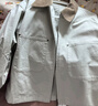 优衣库女装休闲拉链短茄克/外套巴恩风翻领时尚夹克479208 30 浅米色 XL /165/92A 实拍图