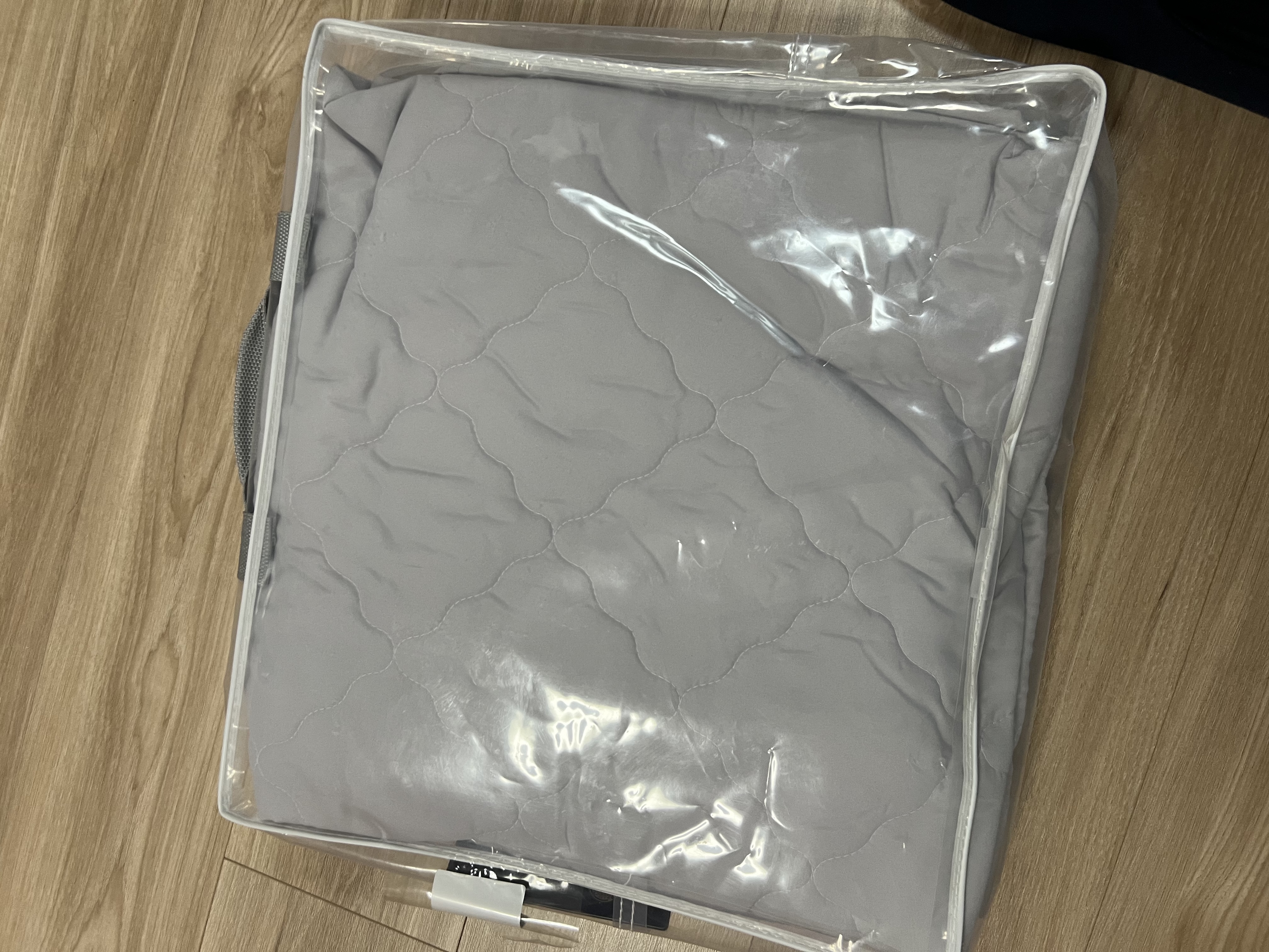 罗莱家纺 床垫床笠 可水洗抗菌防水床护垫席梦思保护套 灰色0.9米床 实拍图