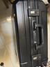 双星（doublestar）行李箱拉杆箱男次日达可登机箱大容量学生铝框密码箱旅行箱皮箱子 尊贵黑【加厚铝框可坐可踩】 20英寸  小型可上飞机-加厚箱体 实拍图