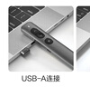 得力（deli）充电款激光翻页笔蓝牙/USB连接 教师用翻页笔PPT演讲笔投影遥控器无线演示笔 灰色金属喷漆NS100-1 实拍图
