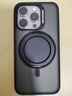 倍思【创新指环扣】适用iphone15pro手机壳苹果15pro保护套Magsafe磁吸充电支架360°旋转 黑 实拍图