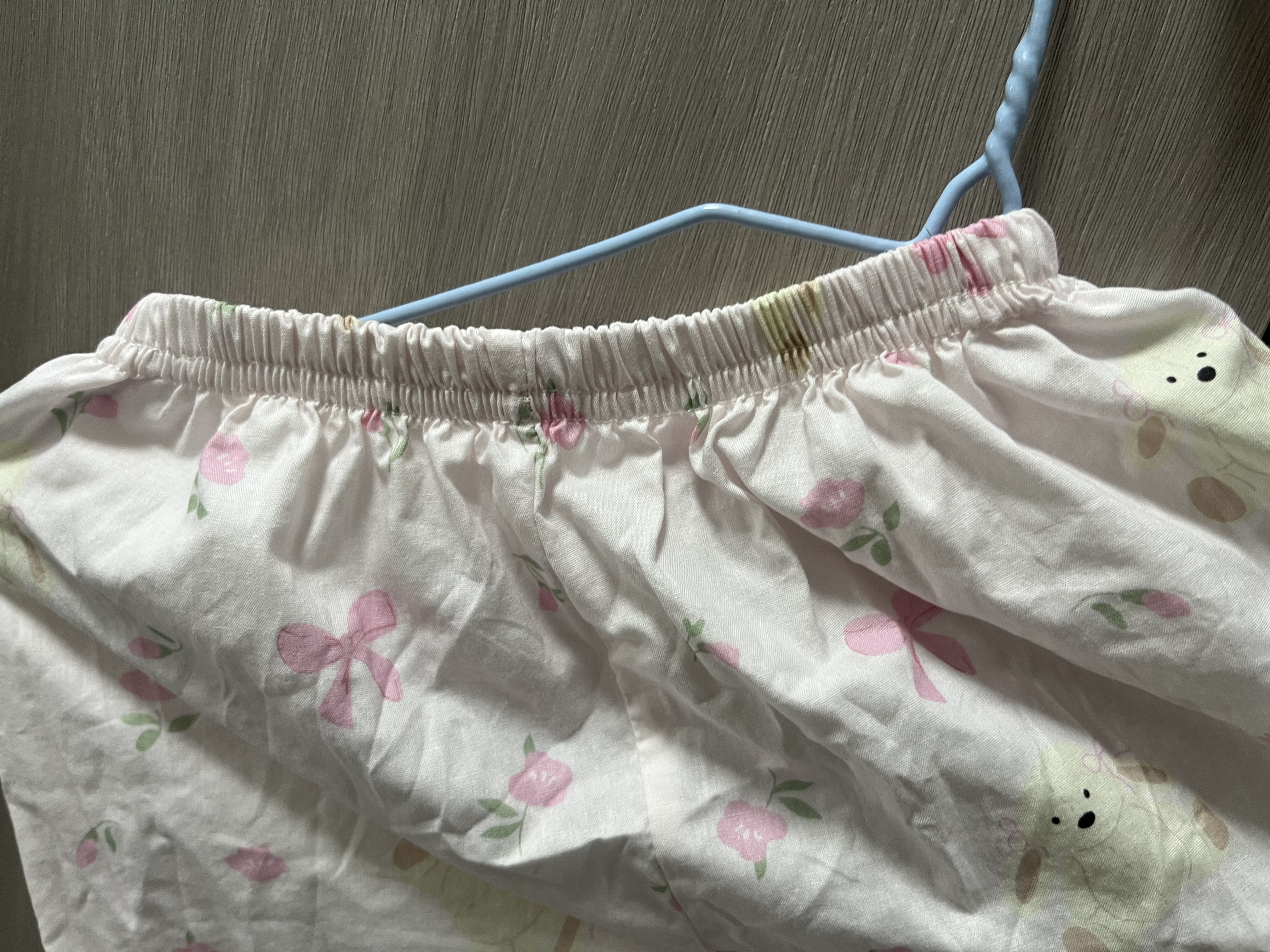 贝瑞加（Babyprints）宝宝裤子纯棉夏季长裤小女孩防蚊裤薄款灯笼裤外出束口裤 粉90 实拍图