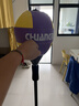 创步（CHUANGBU）拳击训练器速度球家用成人儿童立式沙袋击打回弹躲闪球解压反应靶 【黄紫-加强款】12吸盘/防爆球体/静音击打/强力吸附 实拍图
