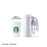 星巴克（Starbucks）杯子 咖啡宝藏系列 高颜值黑色不锈钢保温杯 男女士送礼礼物礼物 流金款双饮口不锈钢杯365ml 实拍图