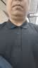 京东京造夏季运动短袖男士t恤polo衫男跑步健身户外速干衣服 黑色 3.0 2XL 实拍图