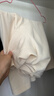 马登工装华夫格重磅t恤男美式复古老钱风正肩半袖衫男款夏季男士短袖 米色 【cleanfit/轻奢高级感/五分袖/打底衫】 M (170) 实拍图