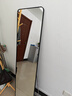初学者 穿衣镜 全身落地镜试衣镜家用防爆壁挂衣帽间铝合金网红大镜子 经典黑150*40【壁挂+落地】 实拍图