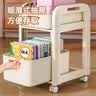 安尔雅书房置物架可移动学生桌下收纳小推车书包架办公室包包收纳 两层 实拍图