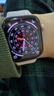 Apple/苹果 Watch S11 智能手表GPS+蜂窝款42毫米玫瑰金色铝金属表壳淡桃粉色运动型表带M/L MF9A4CH/B 实拍图