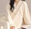 猫人月子服孕妇睡衣【7A抗菌纯棉】孕期纯棉四季款套装产后哺乳家居服 实拍图