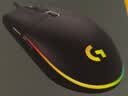 罗技（G）G102第二代游戏鼠标 RGB流光灯效鼠标 轻量化  游戏级8000DPI传感器 黑色 200-8000DPI 实拍图