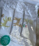 全棉时代婴儿隔汗巾纱布吸汗儿童开学幼儿园宝宝纯棉垫背小猫小鹿小鸟3条 实拍图