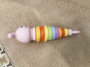 马博士婴儿牙胶硅胶牙咬胶0-1岁宝宝摇铃玩具安抚百变扭扭毛毛虫 实拍图