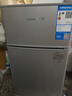 华宝小冰箱小型家用出租房用冷藏冷冻两用一级能效节能省电迷你宿舍寝室办公室二门电冰箱 【店长推荐】58L银色【一级能效】 实拍图