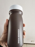 炊大皇316L不锈钢保温杯便携口袋杯子保冷小巧超轻外出350ml（檀木棕） 实拍图