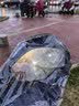 天堂伞 户外骑行雨衣雨披双人连体 牛津布电瓶车摩托车雨披 均码藏青 实拍图