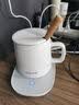 几物森林 陶瓷马克杯带盖大容量咖啡杯情侣杯牛奶杯早餐水杯男女茶杯黑色 实拍图