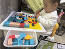星涯优品儿童玩具积木桌大颗粒多功能游戏学习桌拼装男女孩3-10岁生日礼物 实拍图