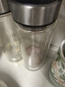 希诺双层玻璃杯男家用商务办公泡茶杯子过滤车载水杯XN-9302 345mL 实拍图