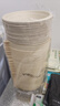 云蕾一次性碗圆形饭盒带盖打包盒汤饭加厚玉米淀粉餐具350ml*50只 实拍图