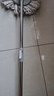 百家好世旋转拖把杆盘125cm杆长不锈钢加长尘推杆圆拖把头配件 含1拖布 实拍图