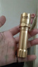 led手电筒强光usb充电超亮远射长续航小迷你便携多功能充电家用灯 充电式（升级3600）大容量土豪金 实拍图