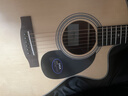 萨伽（SAGA）吉他sf700单板面单民谣萨迦木吉他入门初学者萨嘎乐器 【哑光】41英寸SF700GC原木色缺角 实拍图