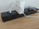 公牛（BULL）20W PD苹果快充插座/插线板/插排/接线板桌面充电站 Type-c+USB+3孔 全长3米黑色 GNV-UU4203总控 实拍图