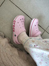 卡骆驰（CROCS）贝雅卡骆班洞洞鞋轻便耐磨一脚蹬休闲鞋女鞋时尚沙滩鞋|205089 芭蕾粉/糖果粉-6TG 39 (240mm) 实拍图
