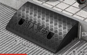 百舸 台阶斜坡垫 门槛马路牙子路沿坡三角阶梯垫 汽车爬坡上坡垫 50*40*17 塑料款黑色 CW864055 实拍图