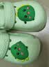 牧童儿童拖鞋夏男宝宝洞洞鞋软底女童卡通洗澡婴幼儿家居鞋奶龙绿180 实拍图
