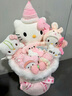 AWHAHelloKitty玩偶花束库洛米卡通毛绒玩偶花束生日礼物送女朋友 生日帽hellokitty玩偶花束+礼袋灯串 实拍图
