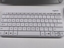罗技（Logitech）MK245 Nano 键鼠套装 无线键鼠套装 办公键鼠套装 紧凑型 可调支架 带无线2.4G接收器 白 实拍图