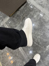 百丽李卿同款休闲鞋小白鞋男夏牛皮舒适厚底休闲板鞋A1160 静谧白 43 实拍图