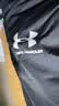 安德玛（Under Armour）休闲长裤男 跑步训练宽松舒适透气运动裤子 1390151黑色 XL 实拍图