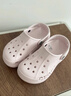 CROCS卡骆驰洞洞鞋贝雅洞洞鞋轻便运动鞋耐磨一脚蹬拖鞋休闲鞋|10126 裸粉-6PI 36 /37(220mm) 实拍图
