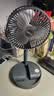 电风扇伸缩折叠小风扇宿舍家用静音充电型办公台式USB桌面宿舍大风力夏台面落地两用折叠电风扇 颜色随机 直插款无档位开关1个装 实拍图