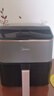 美的（Midea）可视空气炸锅蒸烤一体免翻面 家用多功能实用旋钮大容量5.3L全金属内腔微蒸汽热风循环KZE538J5 实拍图