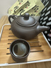宜兴紫砂壶纯手工名家茶壶茶具套装大容量全手工朱泥大红袍西施壶 紫泥-480ml发财壶（大壶） 简易安全包装 实拍图