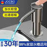 JOCBO【德国】洗洁精水槽按压器皂液器厨房洗菜盆水池用延长器 枪灰皂液器【通用接口】 实拍图