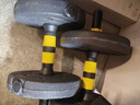华亚（HUAYA） 哑铃男士杠铃套装可调节环保包胶手铃亚玲家用运动锻炼健身器材 一副两只总重15kg两用款【男女初学者】 实拍图
