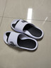 回力运动拖鞋男浴室内户外不易滑厚底凉拖鞋HL39391白黑色41-42码 实拍图