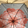 蕉下（beneunder）防紫外线遮阳伞三折双层黑胶晴雨伞防晒伞BM011花椿 实拍图