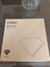 CLITON咖啡滤纸 原木便携滴漏式手冲咖啡粉过滤网 V型滤杯用滤纸100张 实拍图