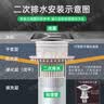 伟星 PVC75管二次排水暗地漏 加厚简易二排干浆层防水二排直通管件预埋正品 实拍图