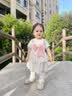 G.duck小黄鸭童装女童套装春秋洋气婴儿衣服6-12个月儿童裙子女宝宝春装 粉红色 90 建议1~2岁【 80-90cm】cm 实拍图