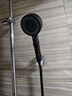 四季沐歌（MICOE）黑色增压淋浴花洒喷头套装 浴室淋浴头花洒手持花洒三件套HS125 实拍图